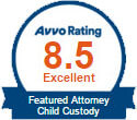 Avvo Rating | 8.5 Excellent | Featured Attorney | Child Custody